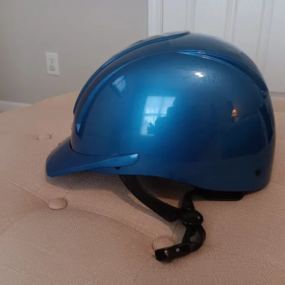 International Riding Helmet IRH / Medium / blue mist /adjustable - Picture 2 of 10
